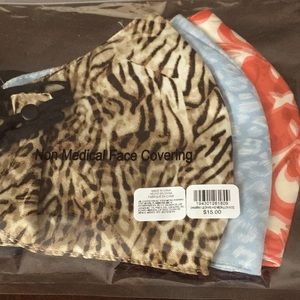 Chico’s set of 3 face masks